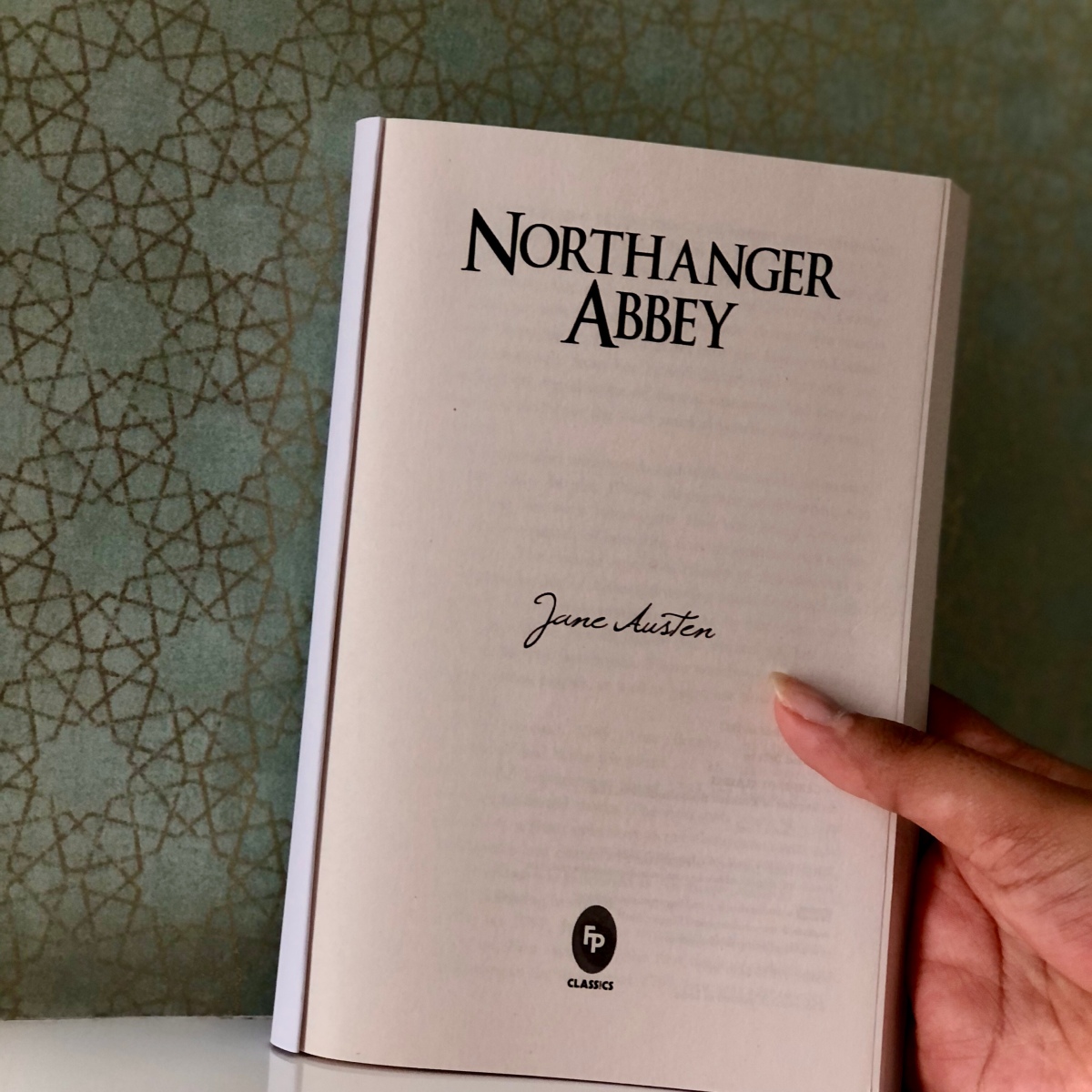NORTHANGER ABBEY by Jane Austen